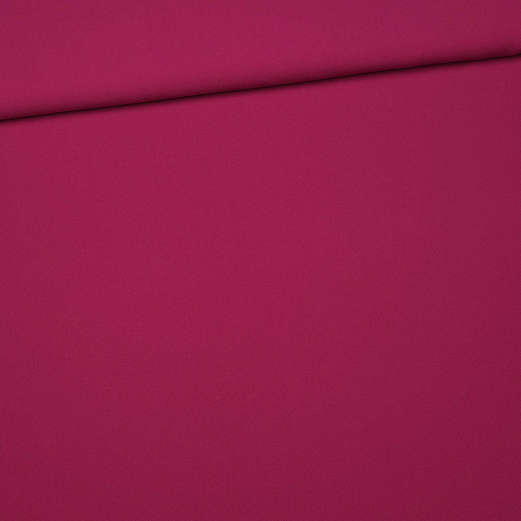 polyester crêpe fuchsia